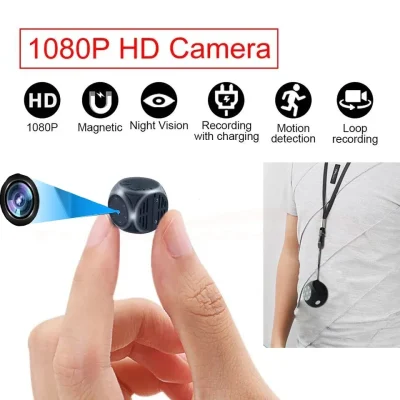 1080P HD Portable Very Small Camera Infrared Night Vision Motion Detect Video Cards Micro Secret Camcorder DVR Recorders Espiar