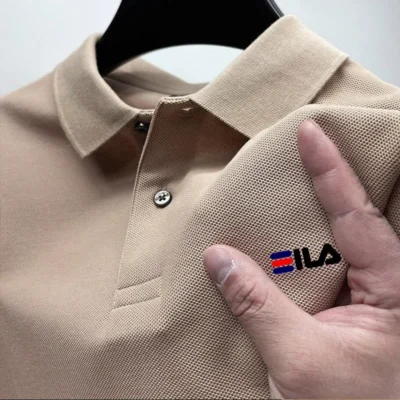 2026 Summer New Men's Lapel Embroidered Polo Shirt and Anti Pilling Polo Shirt Short Sleeve Casual Hot Sale